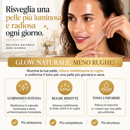 Maschera Coreana Anti-Età con Collagene e Curcuma