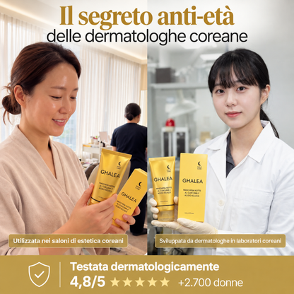 Maschera Coreana Anti-Età con Collagene e Curcuma