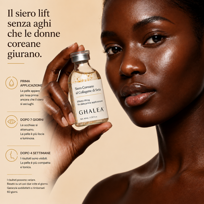 GHALEA -Siero Coreano al Collagene di Seta Effetto lifting fin dalla prima applicazione
