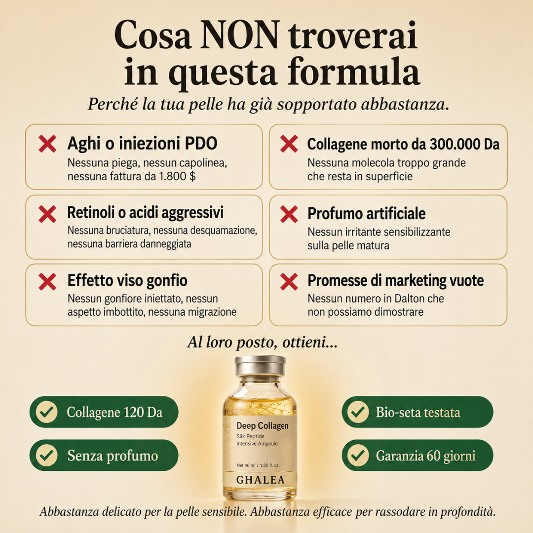 GHALEA -Siero Coreano al Collagene di Seta Effetto lifting fin dalla prima applicazione