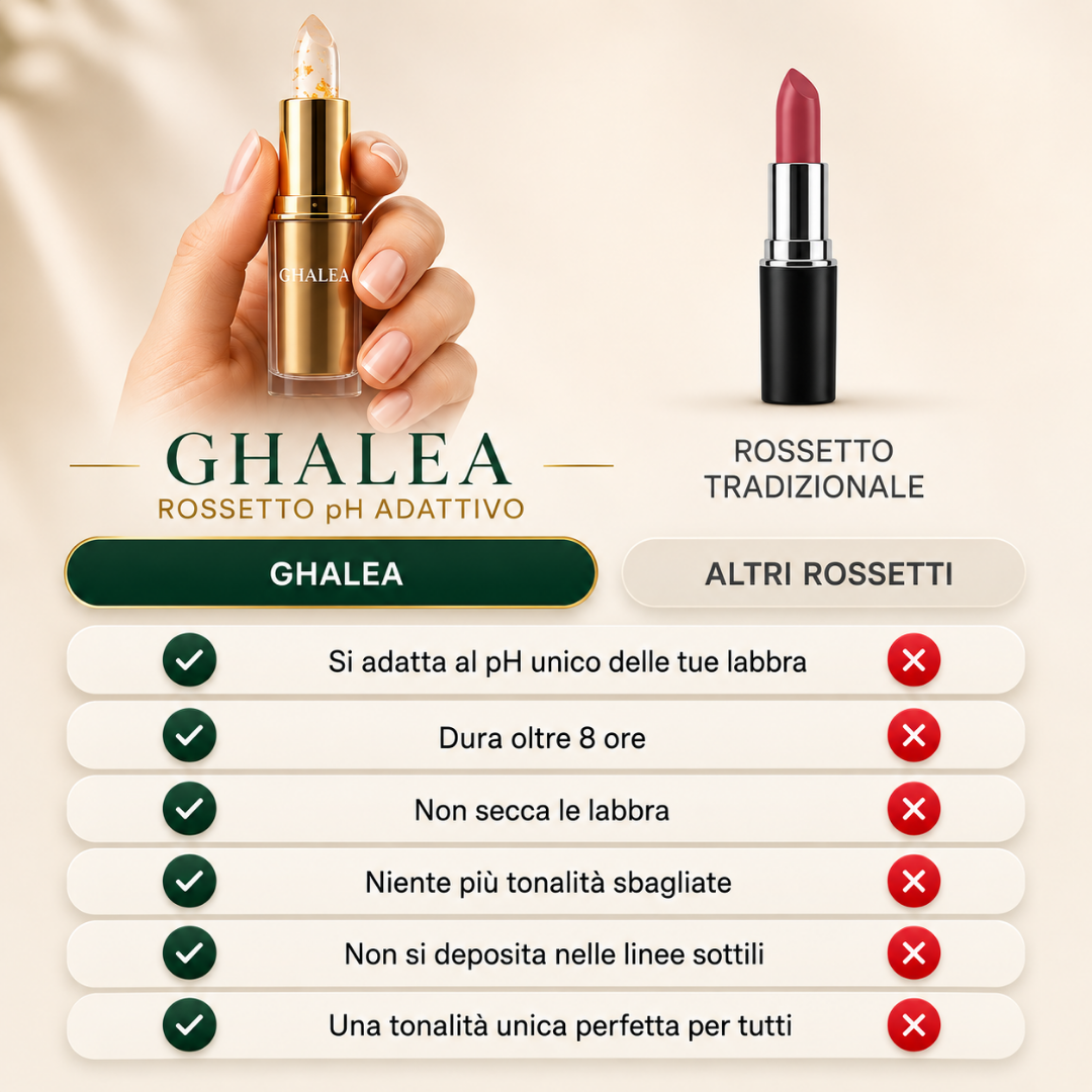 GHALEA — Rossetto pH per Labbra Mature
