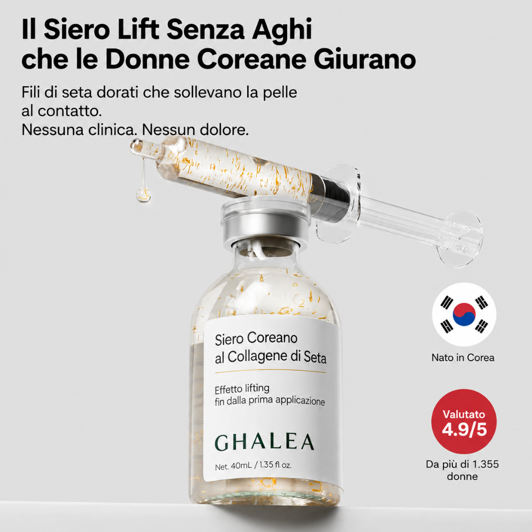 GHALEA -Siero Coreano al Collagene di Seta Effetto lifting fin dalla prima applicazione