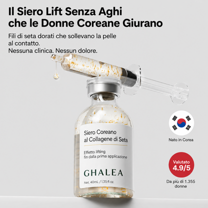 GHALEA -Siero Coreano al Collagene di Seta Effetto lifting fin dalla prima applicazione