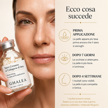 GHALEA -Siero Coreano al Collagene di Seta Effetto lifting fin dalla prima applicazione